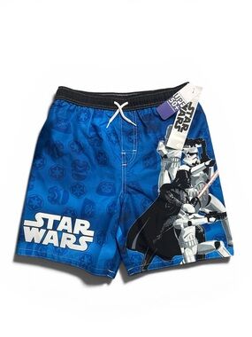 DISNEY Star Wars UPF 50+ Quick Drying Board Shorts Youth Size 12